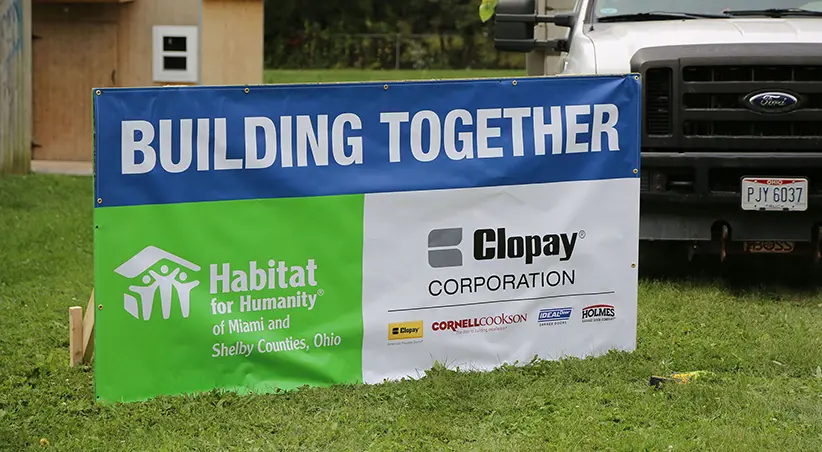 Habitat for Humanity & Clopay Sign