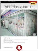 Side Folding Grilles CESG30, CESG31