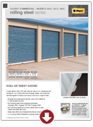 roll-up sheet doors garage doors