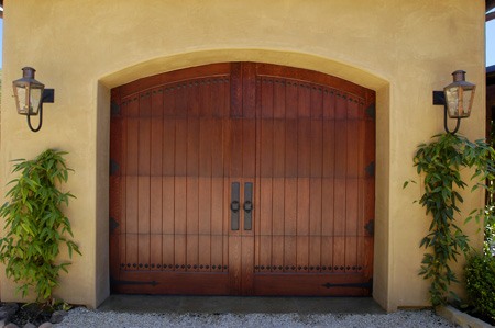 Clopay carriage house style wood garage door
