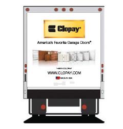 Clopay Fleet Truck - back