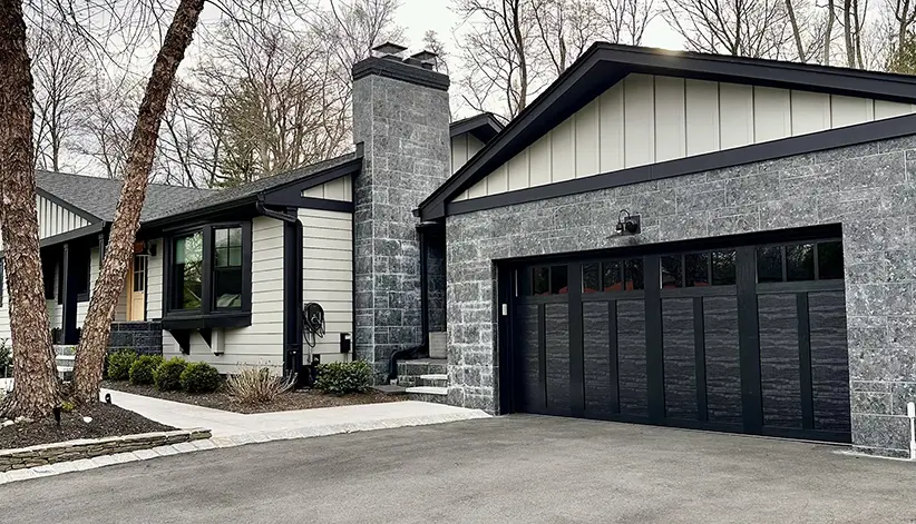 After garage door makeover