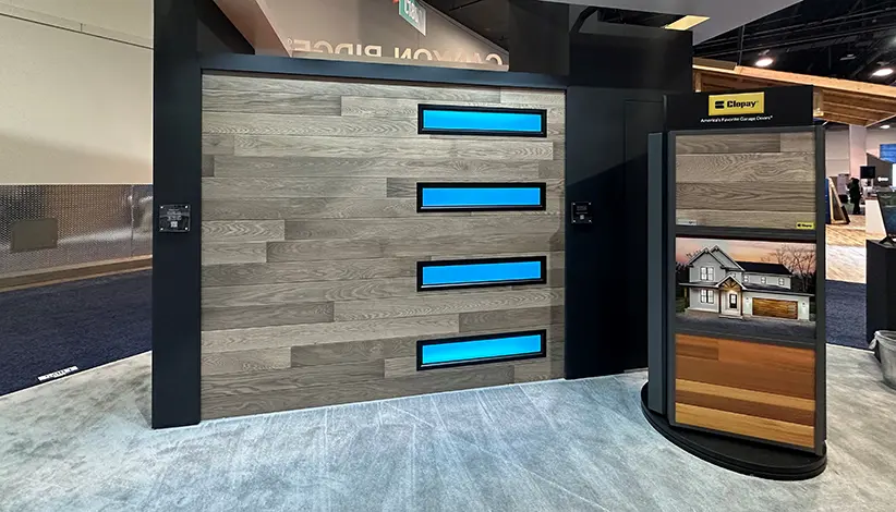 Modern Steel garage door