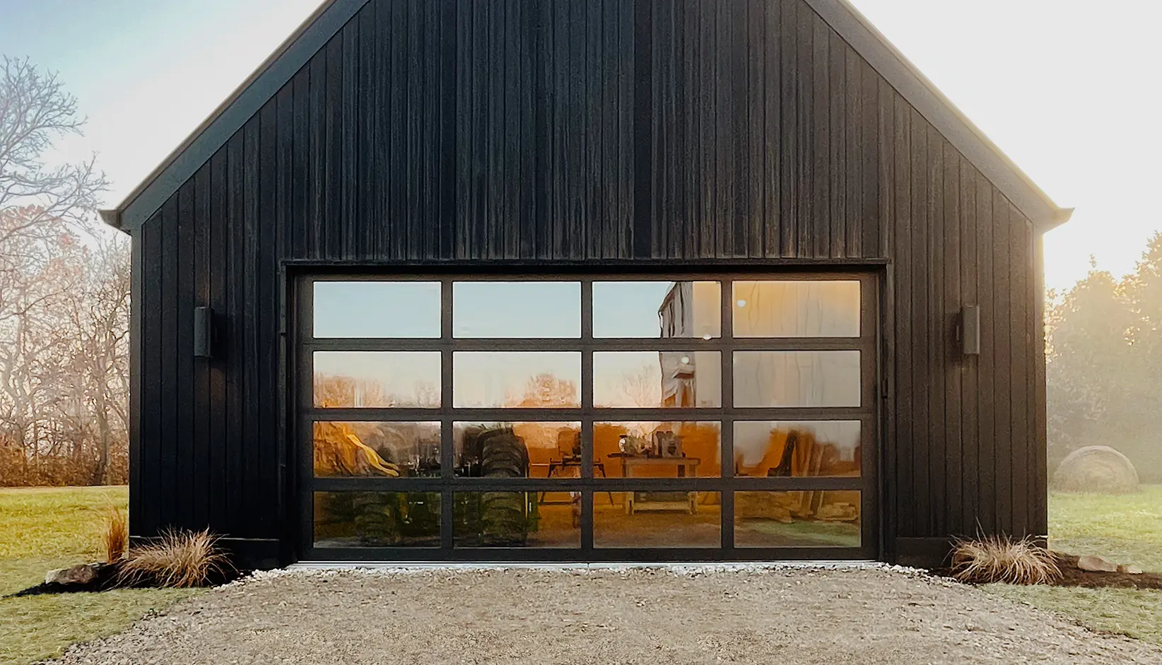View of Barn with Avante garage door