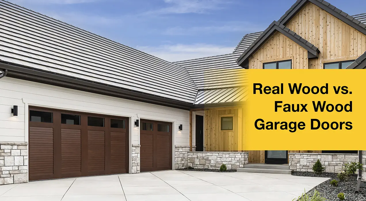 Real Wood Vs Faux Garage Doors