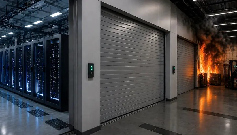 Rolling Fire Doors with SmokeShield® Package