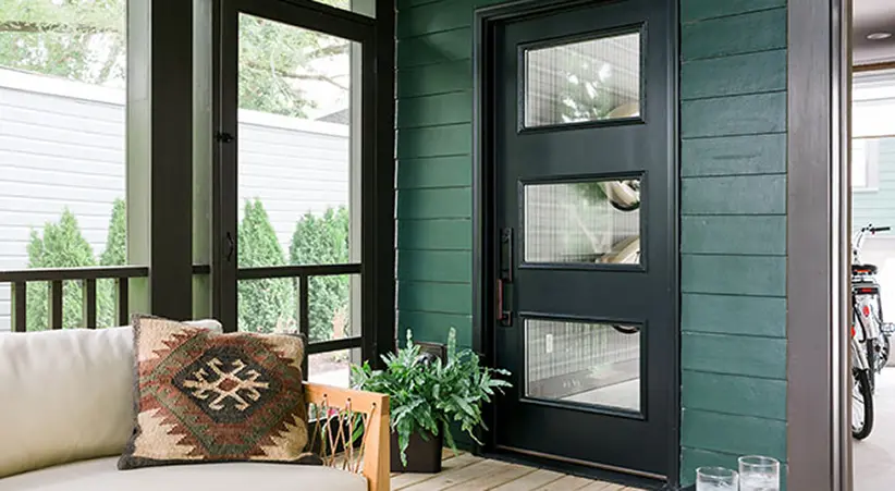 Inside screened porch at Urban Oasis 2016