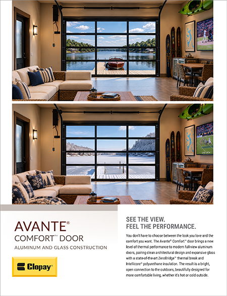 Avante Comfort Door brochure