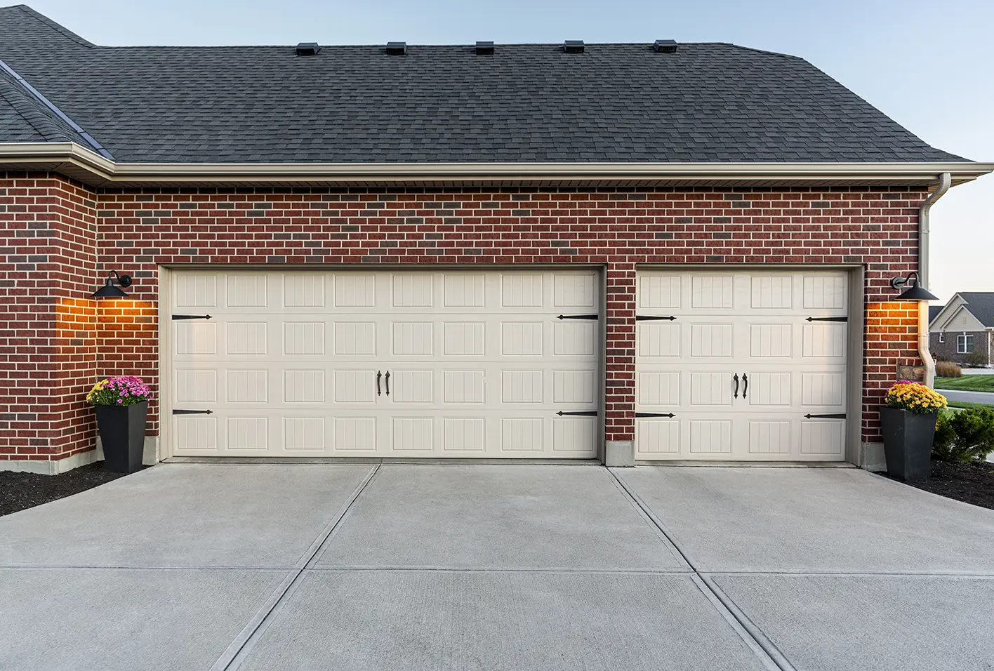 Gallery Steel Garage Door in Almond