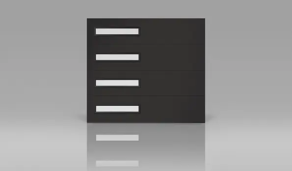 MODERN-FLUSH-BLACK-SLIM Modern Steel