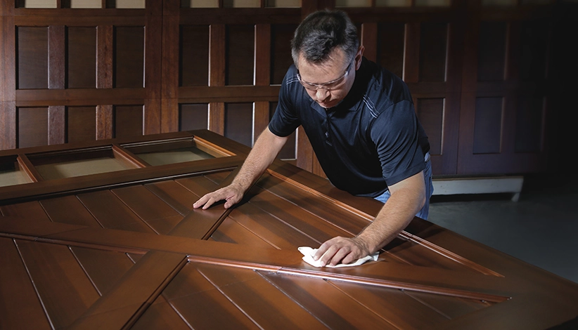 Staining a Reserve Wood Door