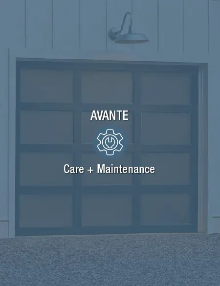 Avante Care and Maintenance Manual