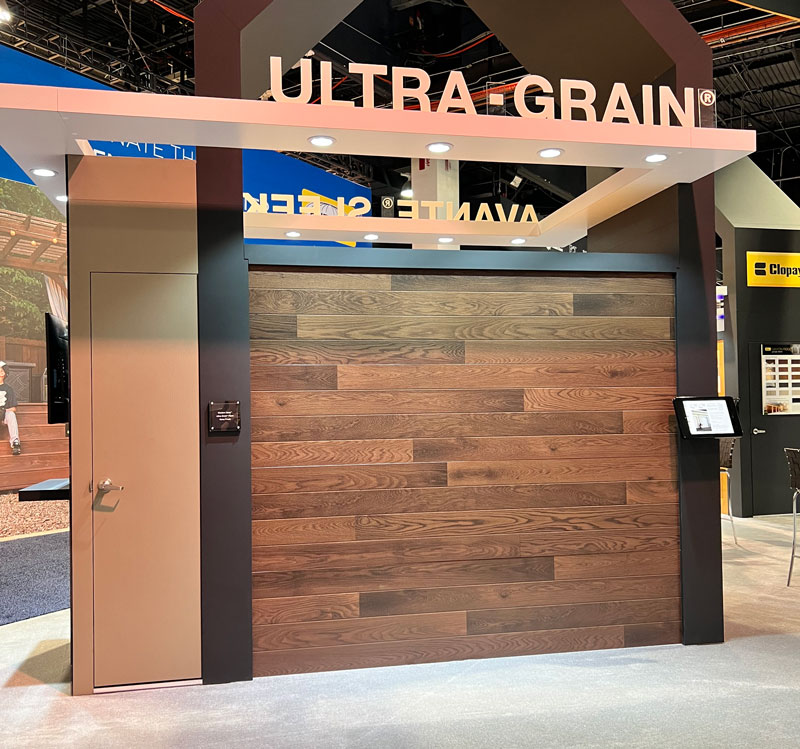 Modern Steel Ultra-Grain Plank at IBS