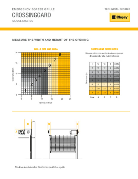 CrossingGard® Emergency Response Grille Technical Details Sheet CrossingGard® Emergency Response Grille Technical Details Sheet