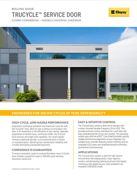 TruCycle Door Feature Sheet