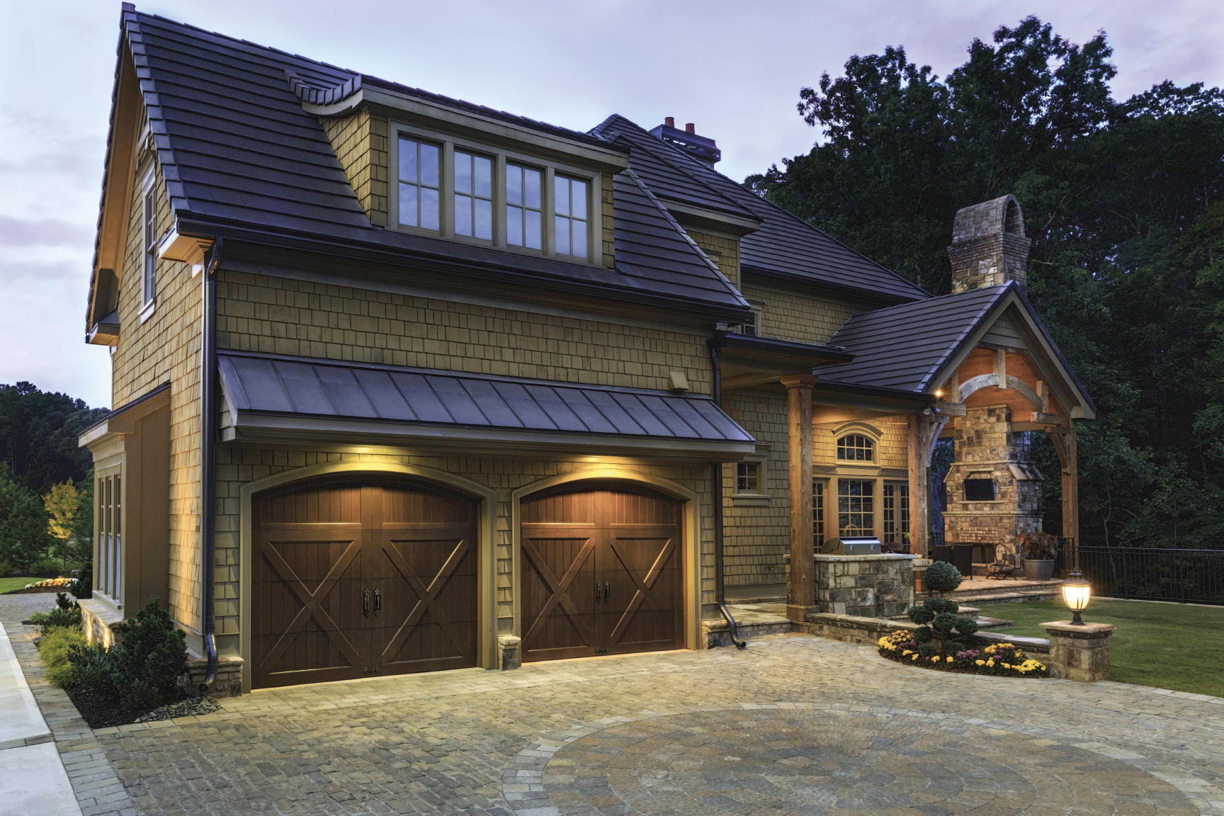 Two Single Chip Wade Carriage House Garage Doors
