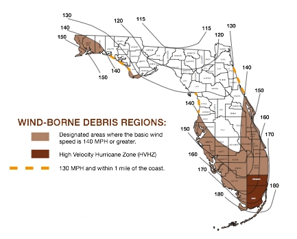 Windcode Florida Map