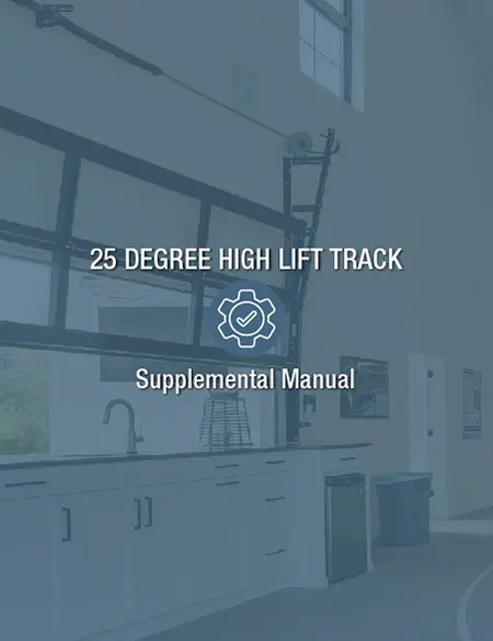 25 Degree High Lift Track Supplemental