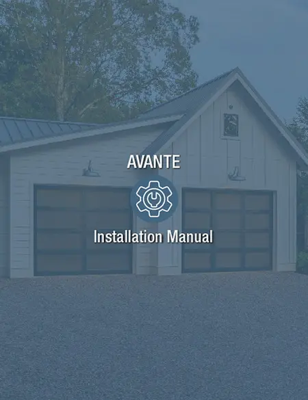 Installation Instructions for Avante