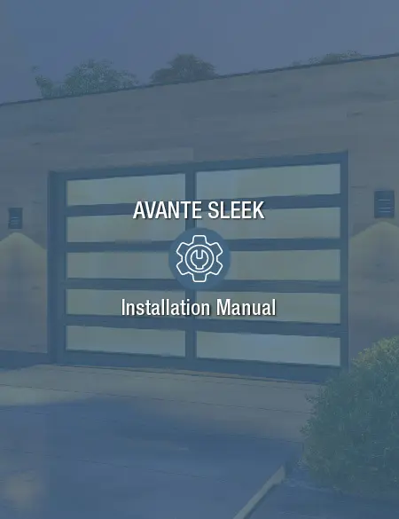 Installation Instructions for Avante Sleek