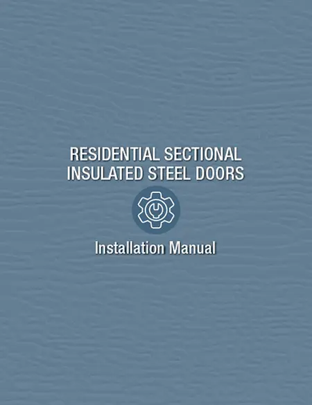 Installation Manual-Insulated Garage Doors