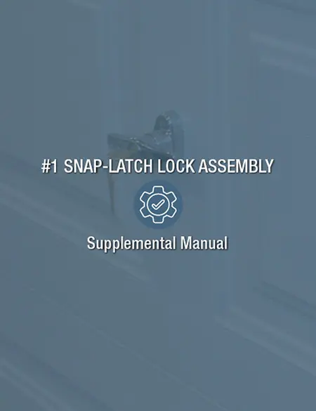 Snap Latch Lock Assembly