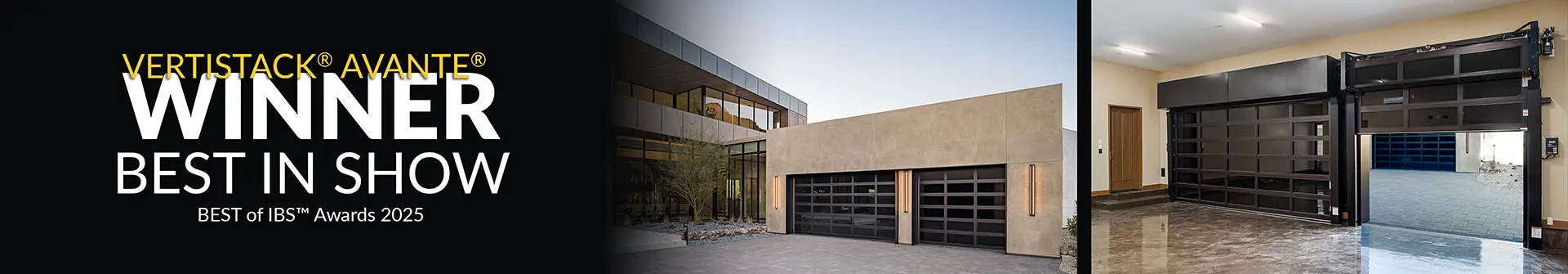 VertiStack Avante Award-Winning Door