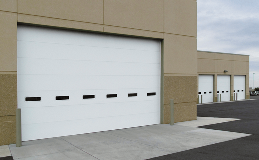 Energy Series with Intellicore | Model 3722 flush white garage door with windows