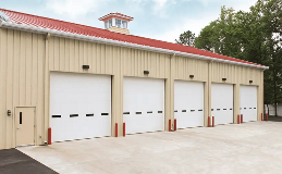 Energy Series with Intellicore | Model 3720 white garage door with windows