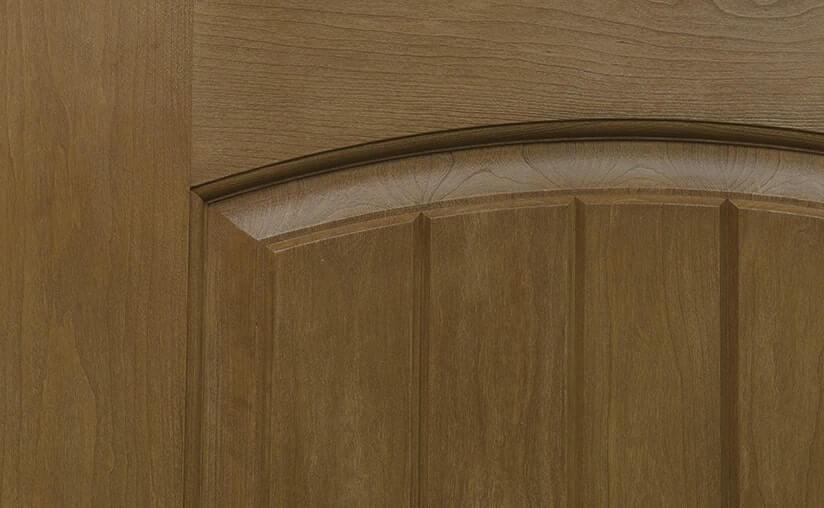 Rustic Collection | Clopay entry door close up of Cherry grain