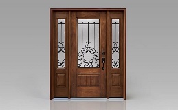 Rustic Collection | Clopay entry door Model FR2171 with Prescott glass