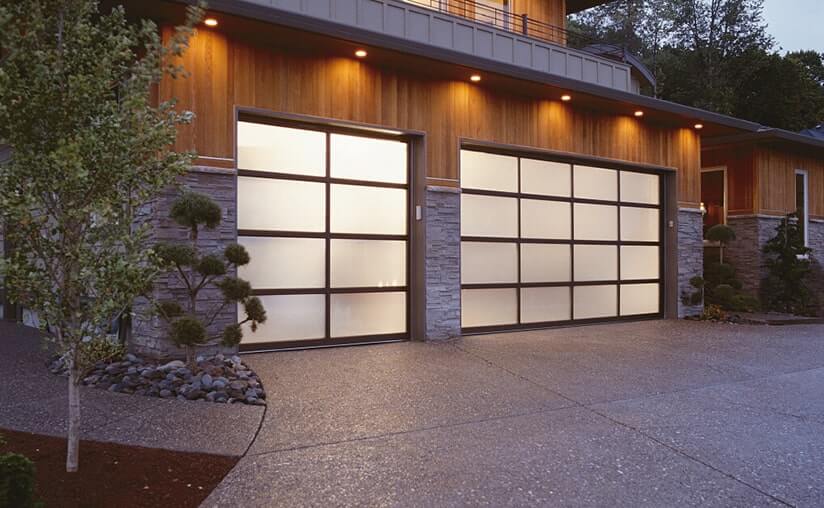 Modern Aluminum Glass Garage Doors, Clopay Garage Door Parts Glass