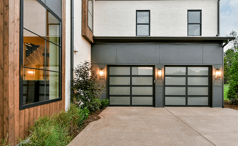 Modern Aluminum Glass Garage Doors, Inside Garage Door Ideas