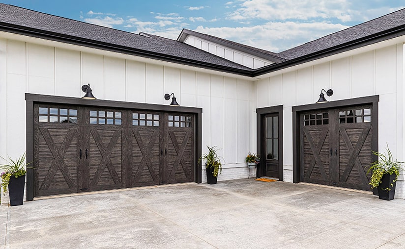 Wood Look Steel Garage Doors Clopay, One Clear Choice Garage Doors Reviews