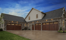 Canyon Ridge® Carriage House (5-Layer) garage doors