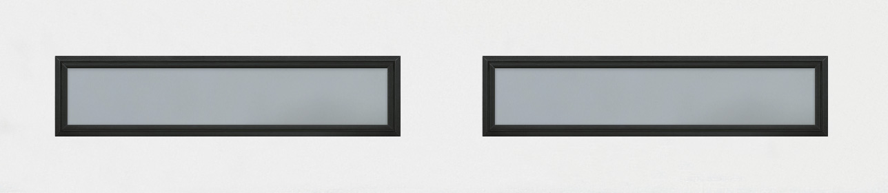 Contemporary Slim Window in Black