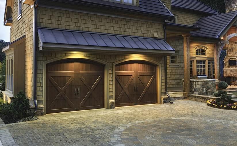 Wood Carriage House Garage Doors With, Best Clopay Garage Doors
