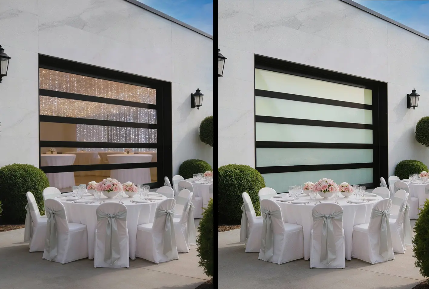 Commercial door with C-Power Technology