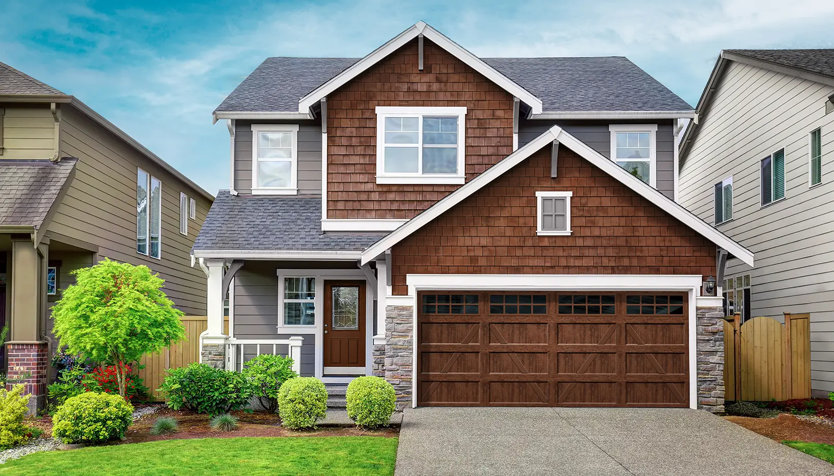 Bridgeport™ Inlay garage doors