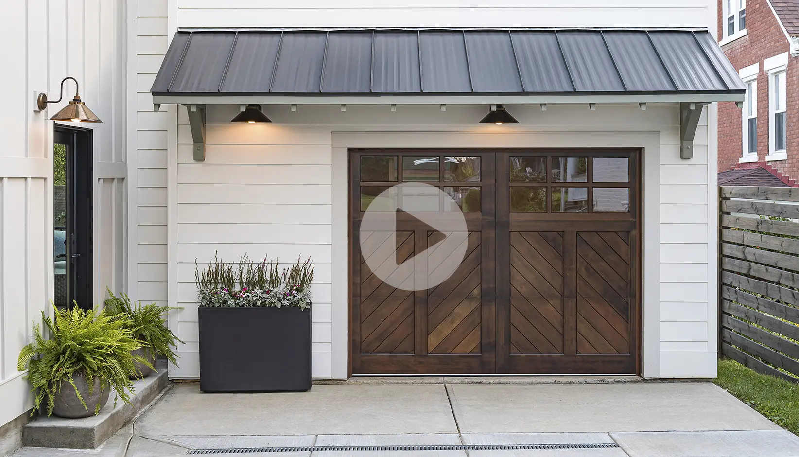 Reserve Wood Custom garage door video about how they're made