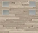 Flush Panel with short windows Flush Panel with short windows
